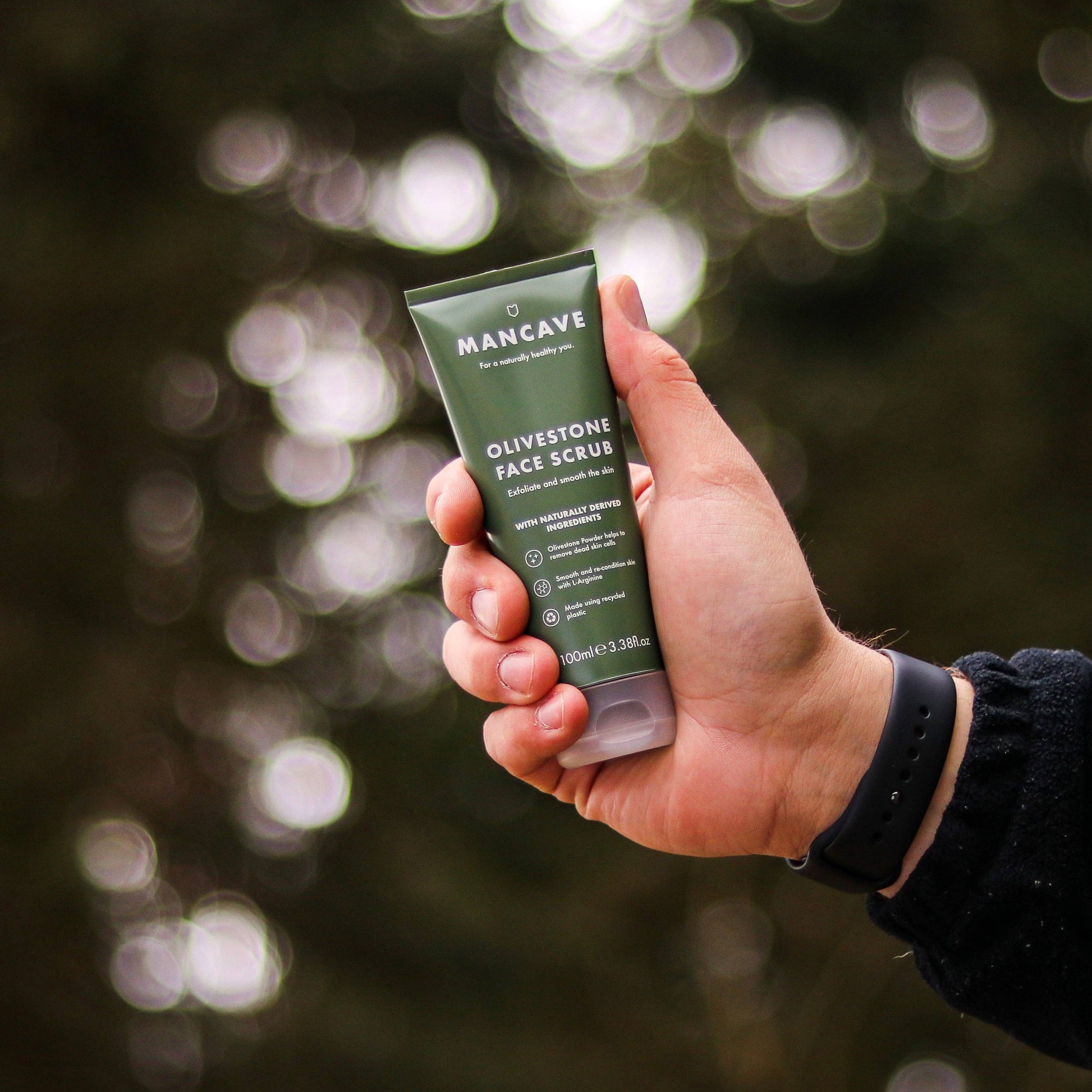 Olivestone Face Scrub 100ml, Mens Beauty Products, Mens Gift: 100ml