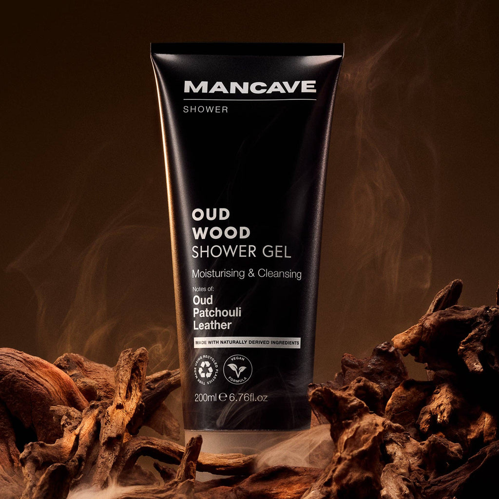 Oud Wood Shower Gel, 200ml, Christmas Gift for Him