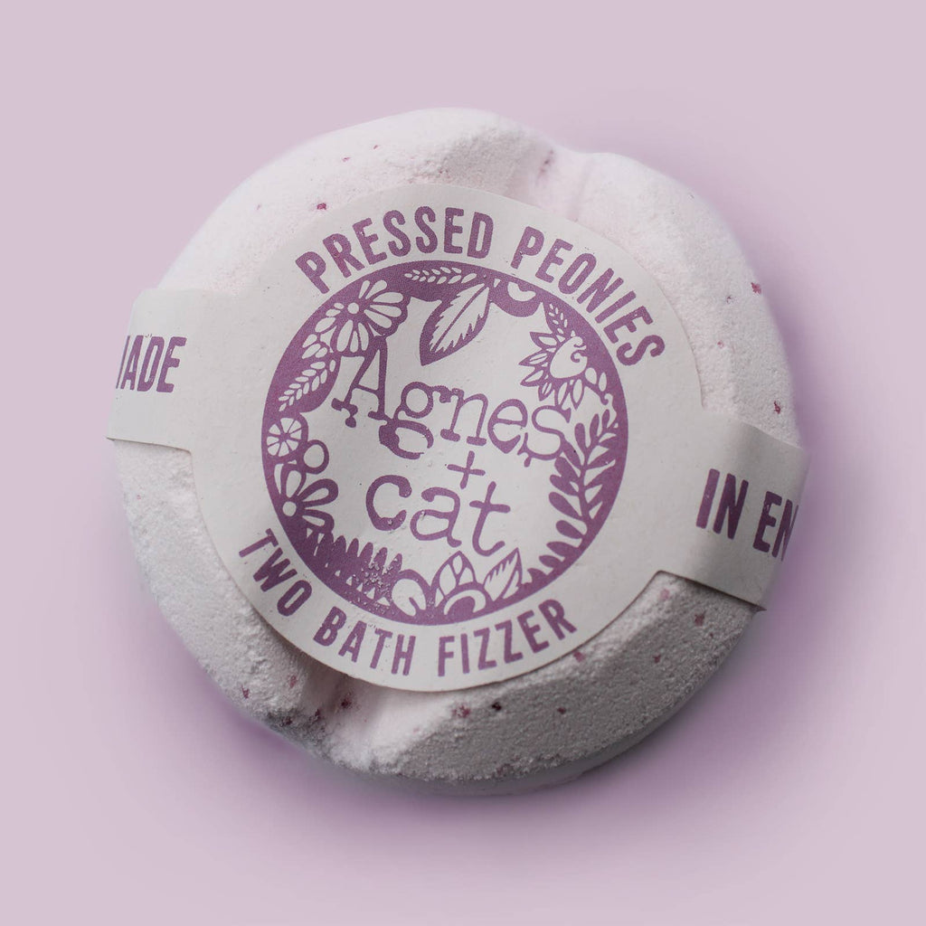 210g Bath Fizzer Fresh - Pressed Peonies