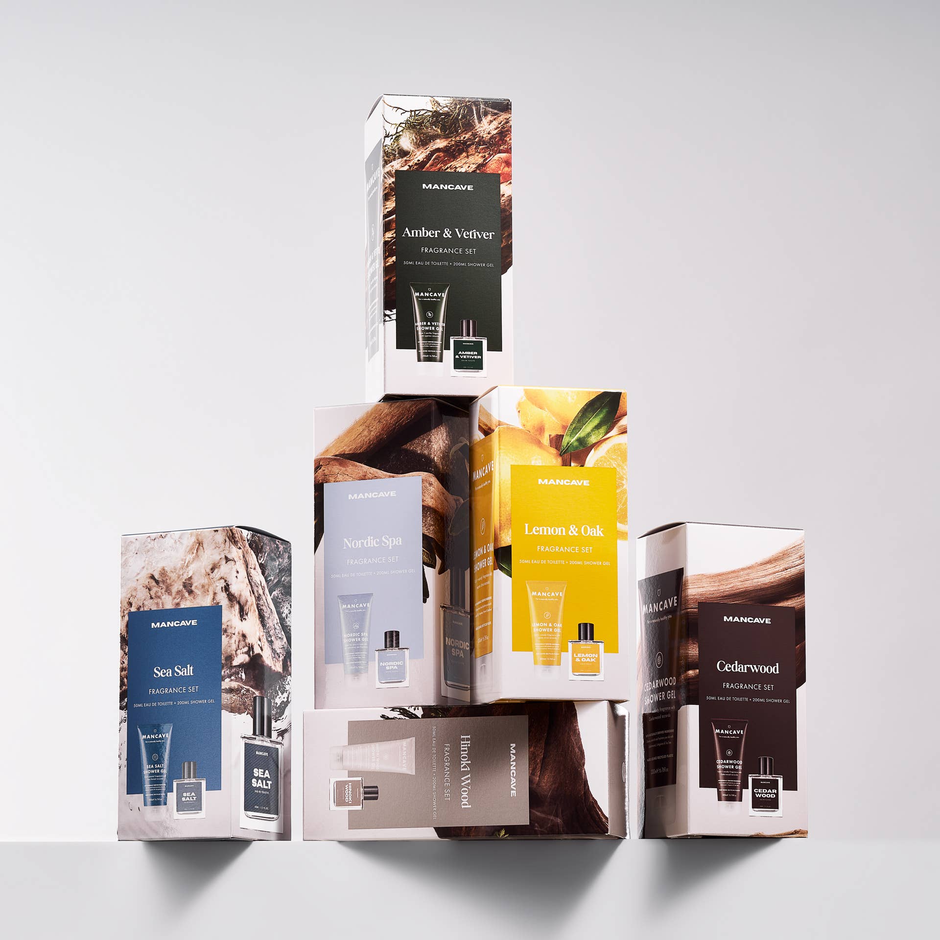 Mens Premium Fragrance Set, Hinoki, Mens Gifts, Gift Set
