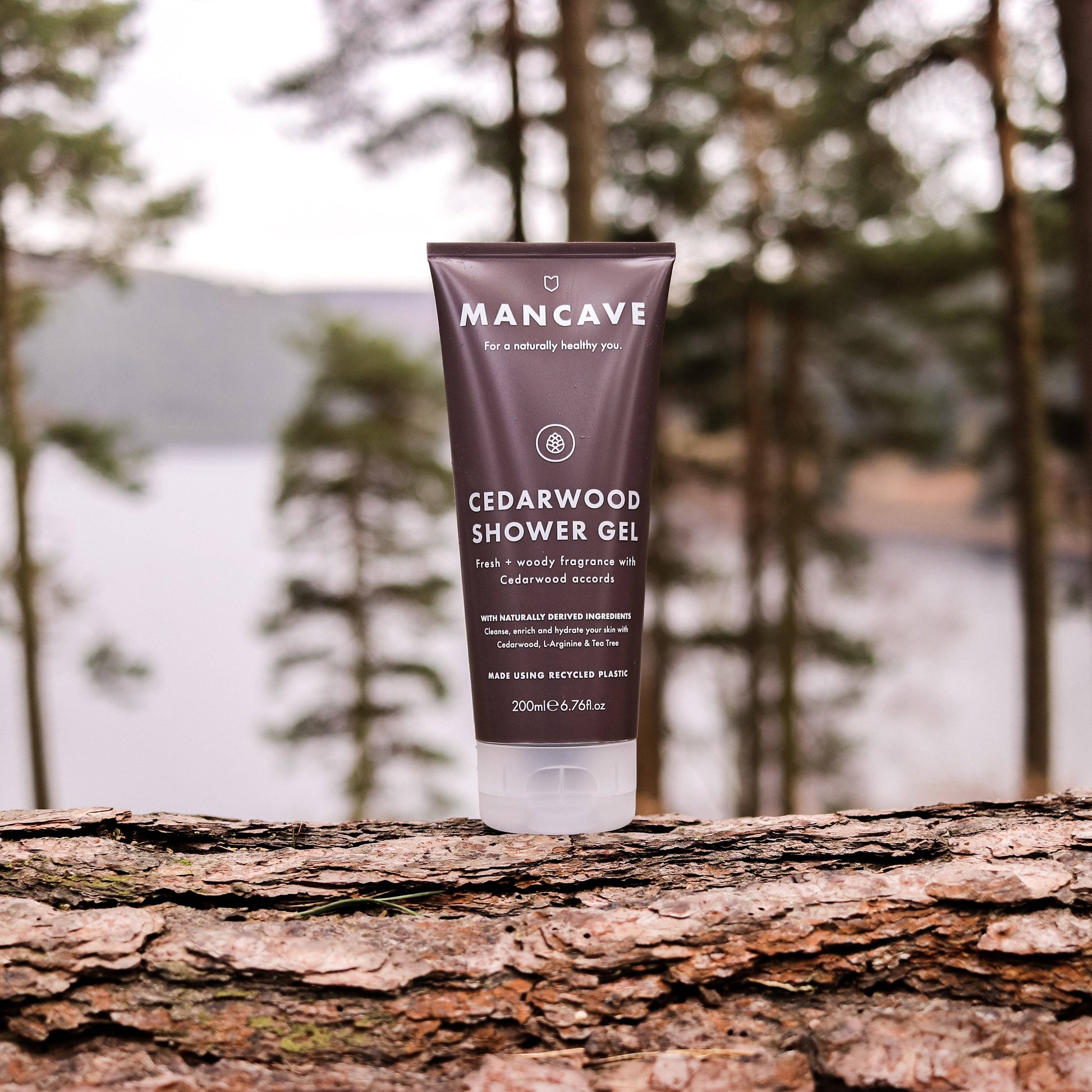 Cedarwood Shower Gel 200ml, Mens ShowerGel, Mens Gifts: 200ml