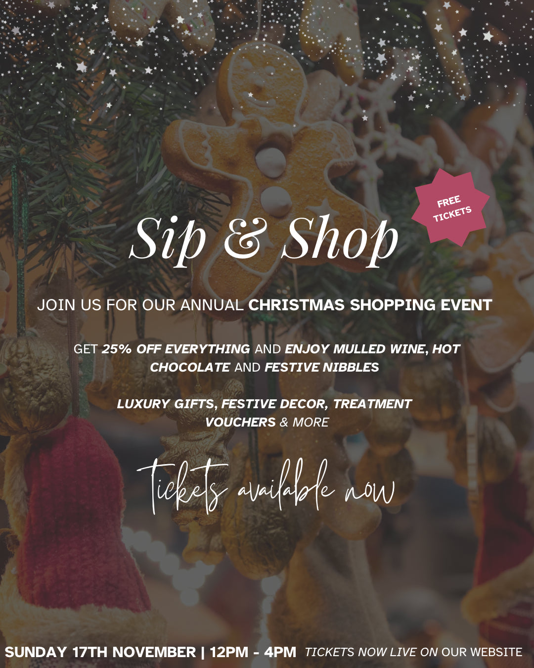 Sip & Shop: Christmas Shopping Event