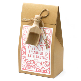 Rose Petal and Ylang Oil Bath Salts