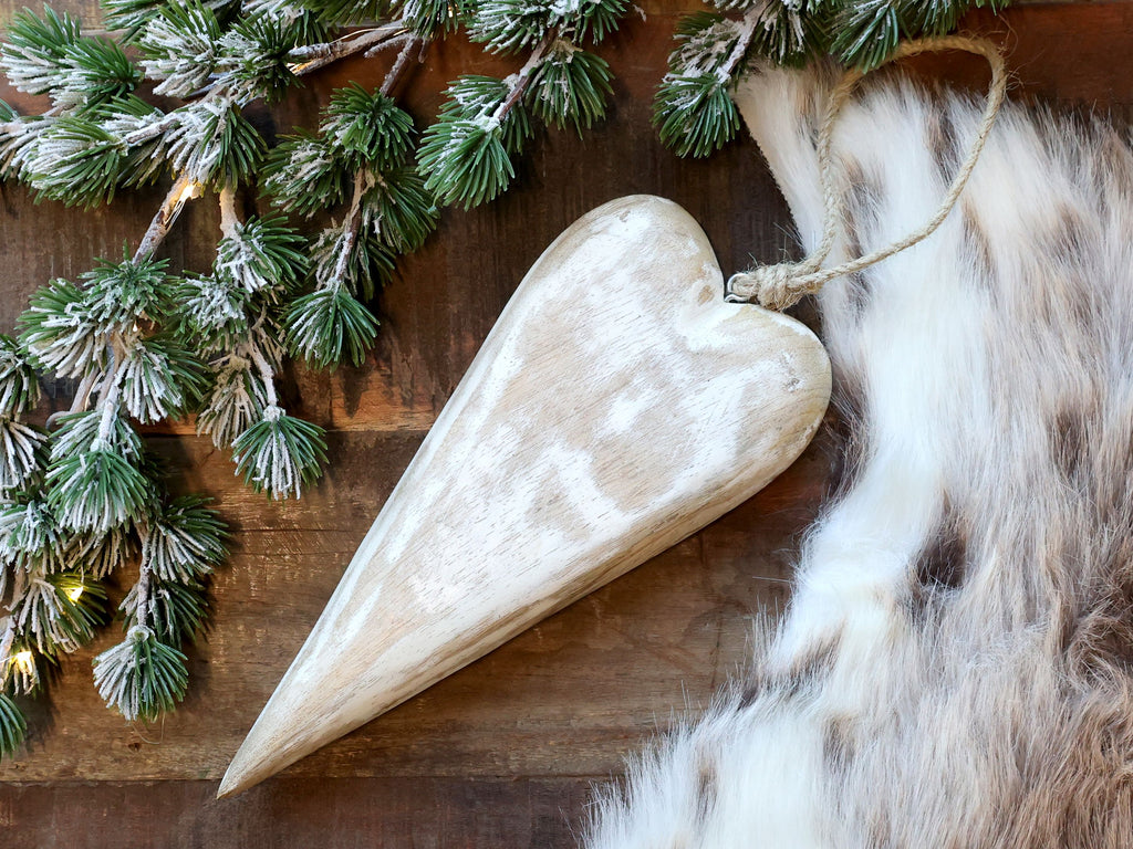 Wooden Heart Ornament