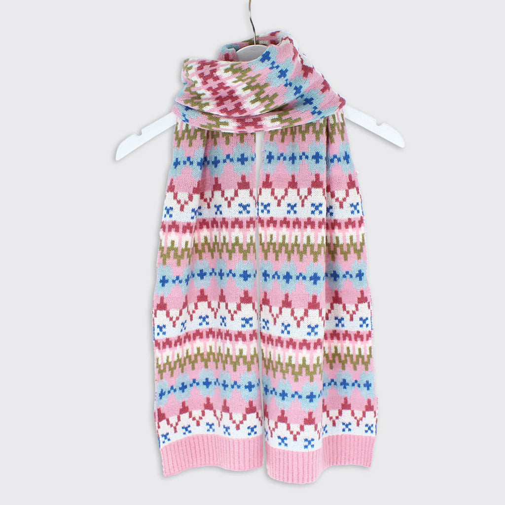 Millie Mae Carla Scarf- Pink