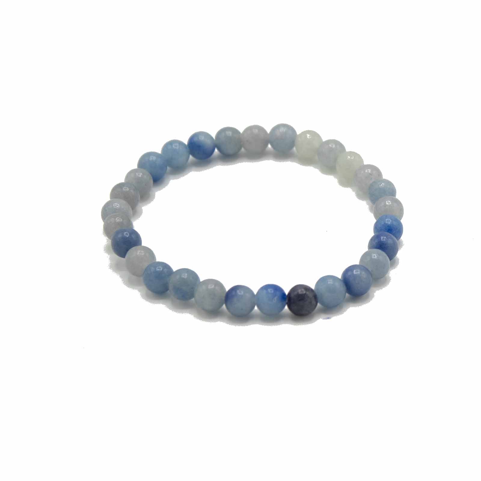 Gemstone Bracelet- Blue Lace Agate