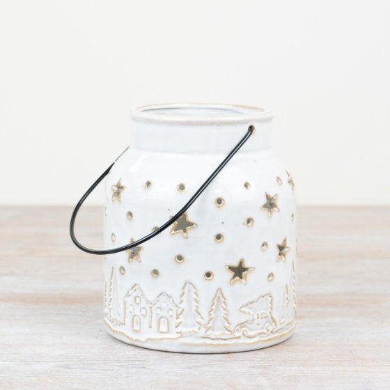 White Candle Star Lantern