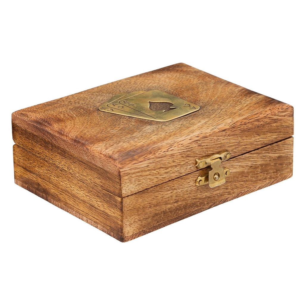 Mango Wood Card Box & Cards
