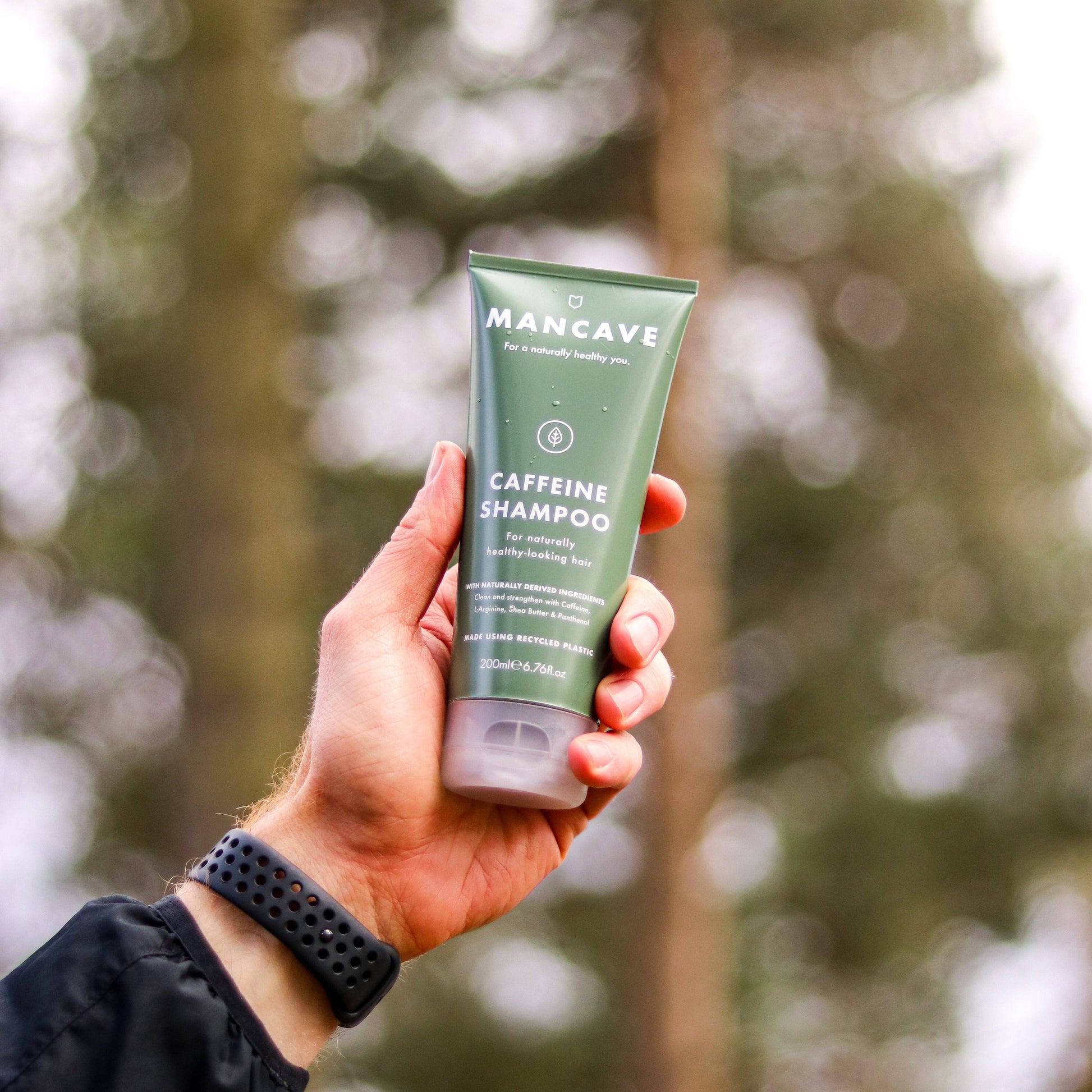 Caffeine Shampoo 200ml, Mens Haircare, Mens Shampoo: 200ml