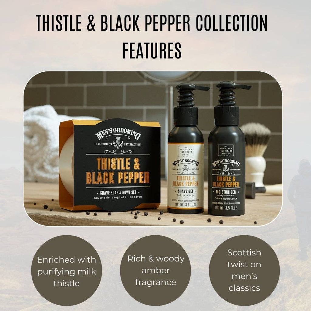 Thistle & Black Pepper Shave Gel - 100ml