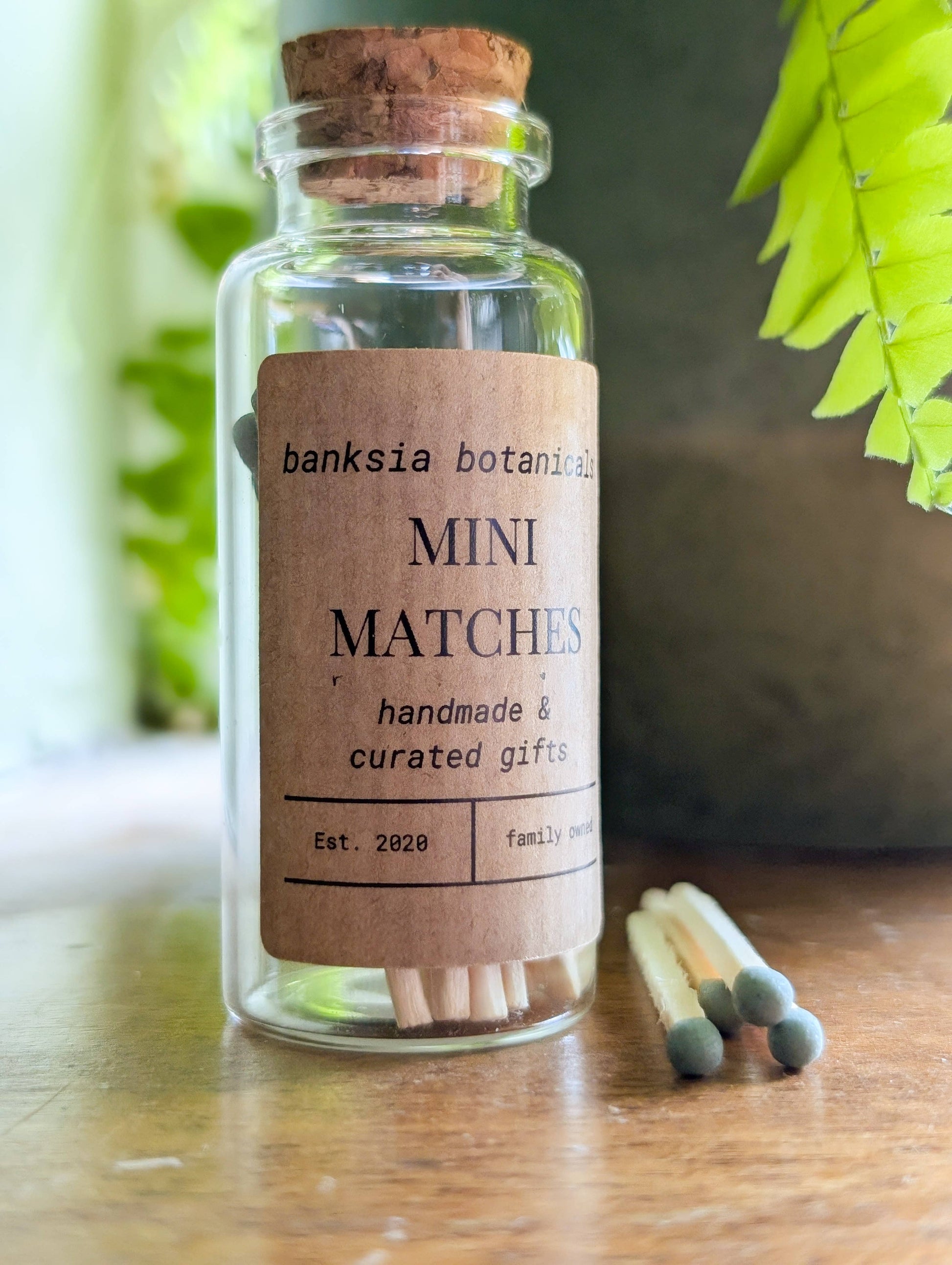 Mini Matches Grey