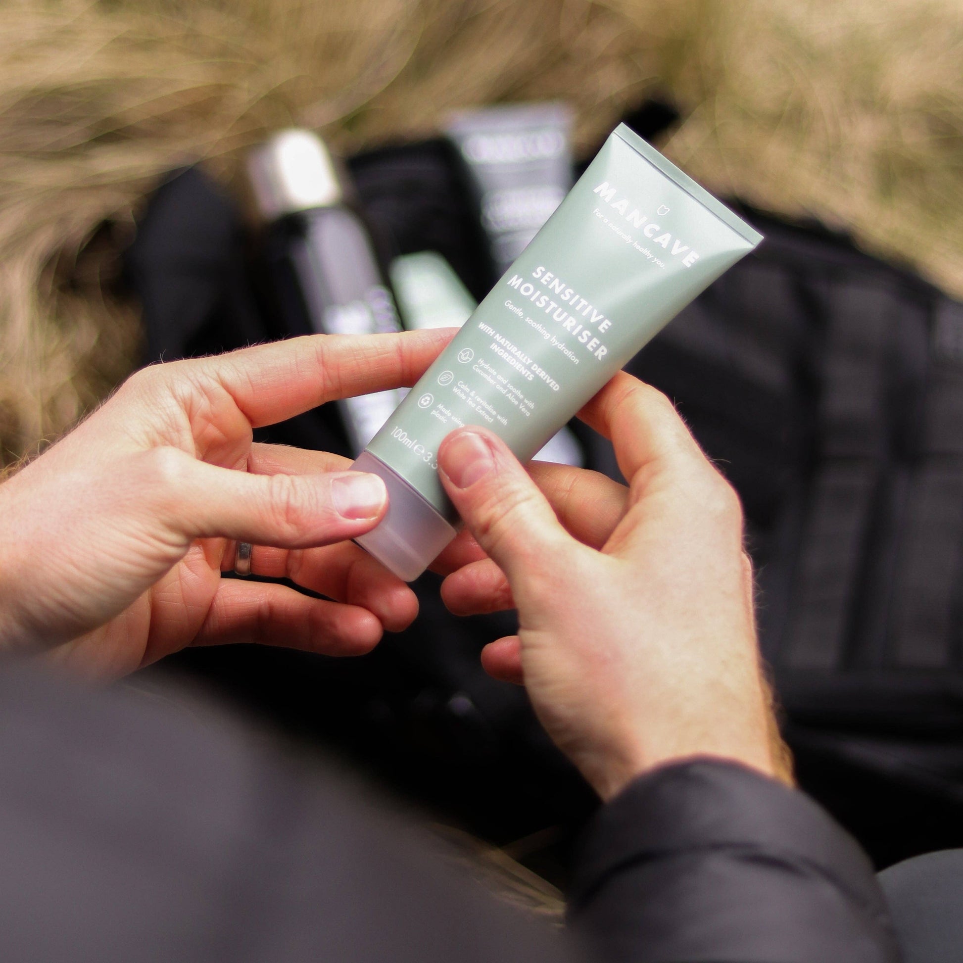 Sensitive Moisturiser 100ml, Mens Moisturiser, Skincare: 100ml