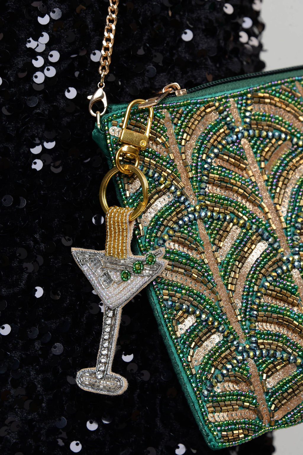 MARTINI COCKTAIL KEYRING