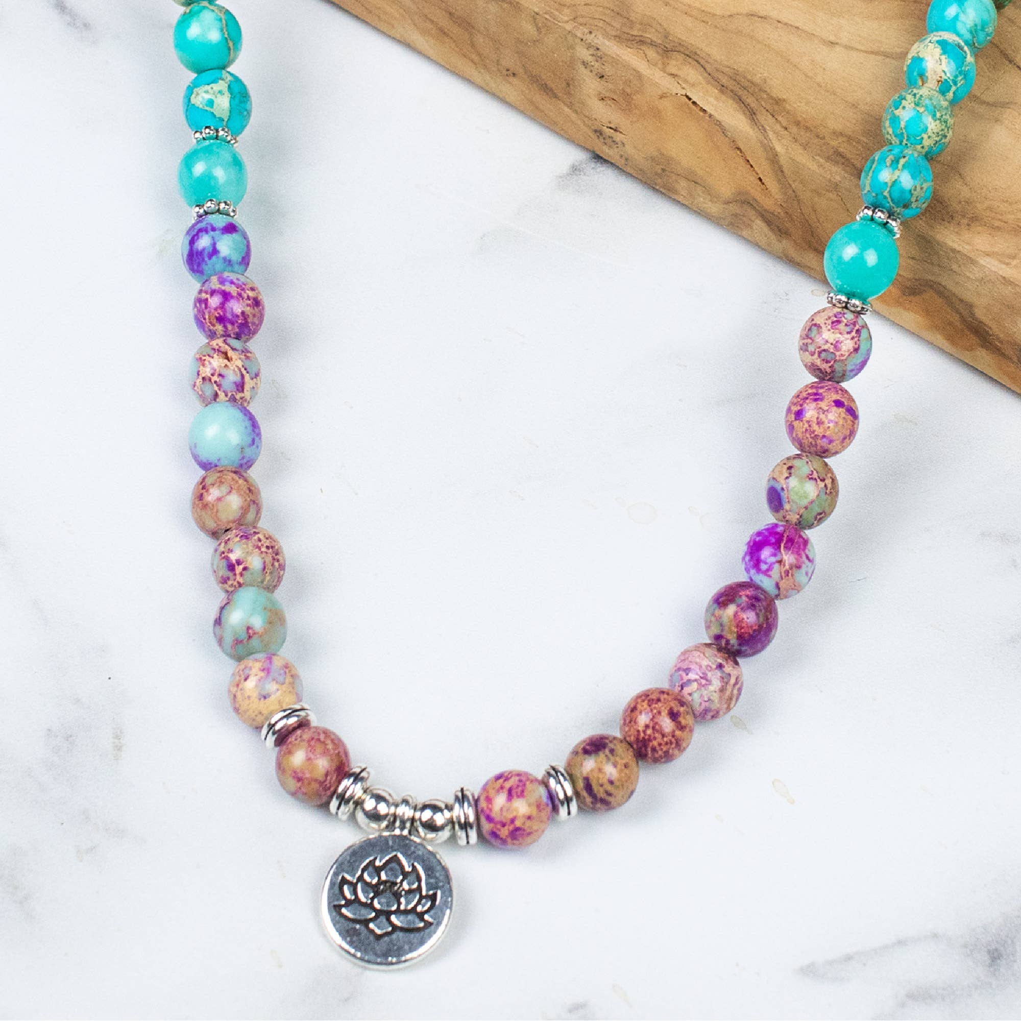 Mala Bead Necklace - Rebirth