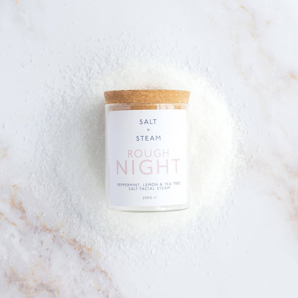 Rough Night - Peppermint & Lemon Facial Steam 50g & 200g: Jar
