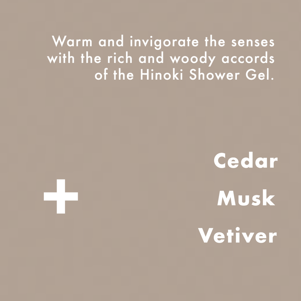 Hinoki Wood Shower Gel 200ml, Mens Shower Gel, Mens Gifts