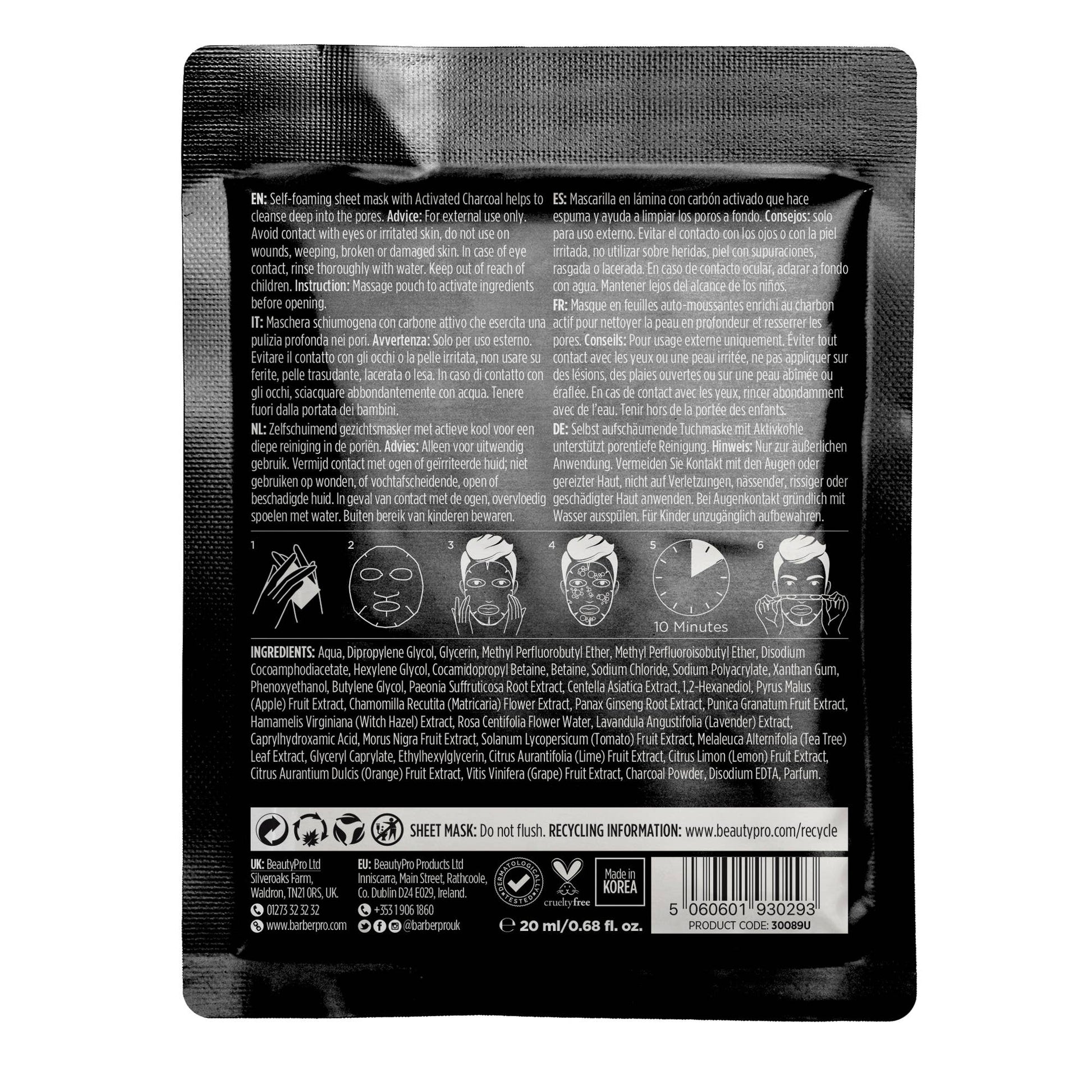 BARBER PRO Foaming Cleansing Mask