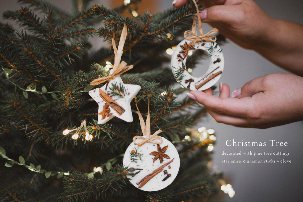 Christmas Scented Tree Decorations: Cranberry Orange and Cinnamon / Star