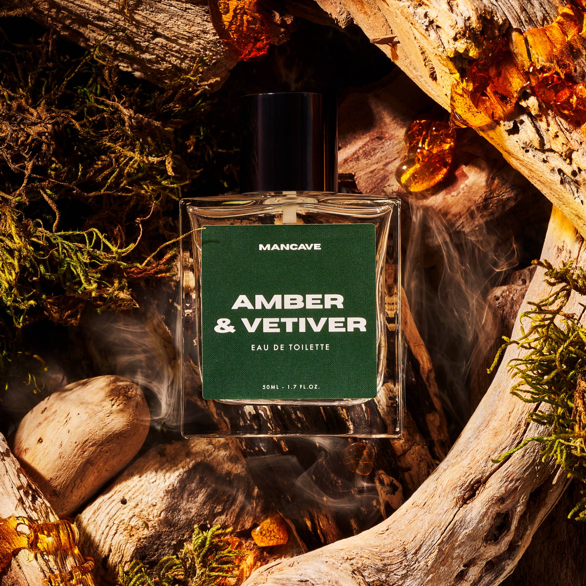 Mens Premium Fragrance Set, Amber & Vetiver, Mens Gifts