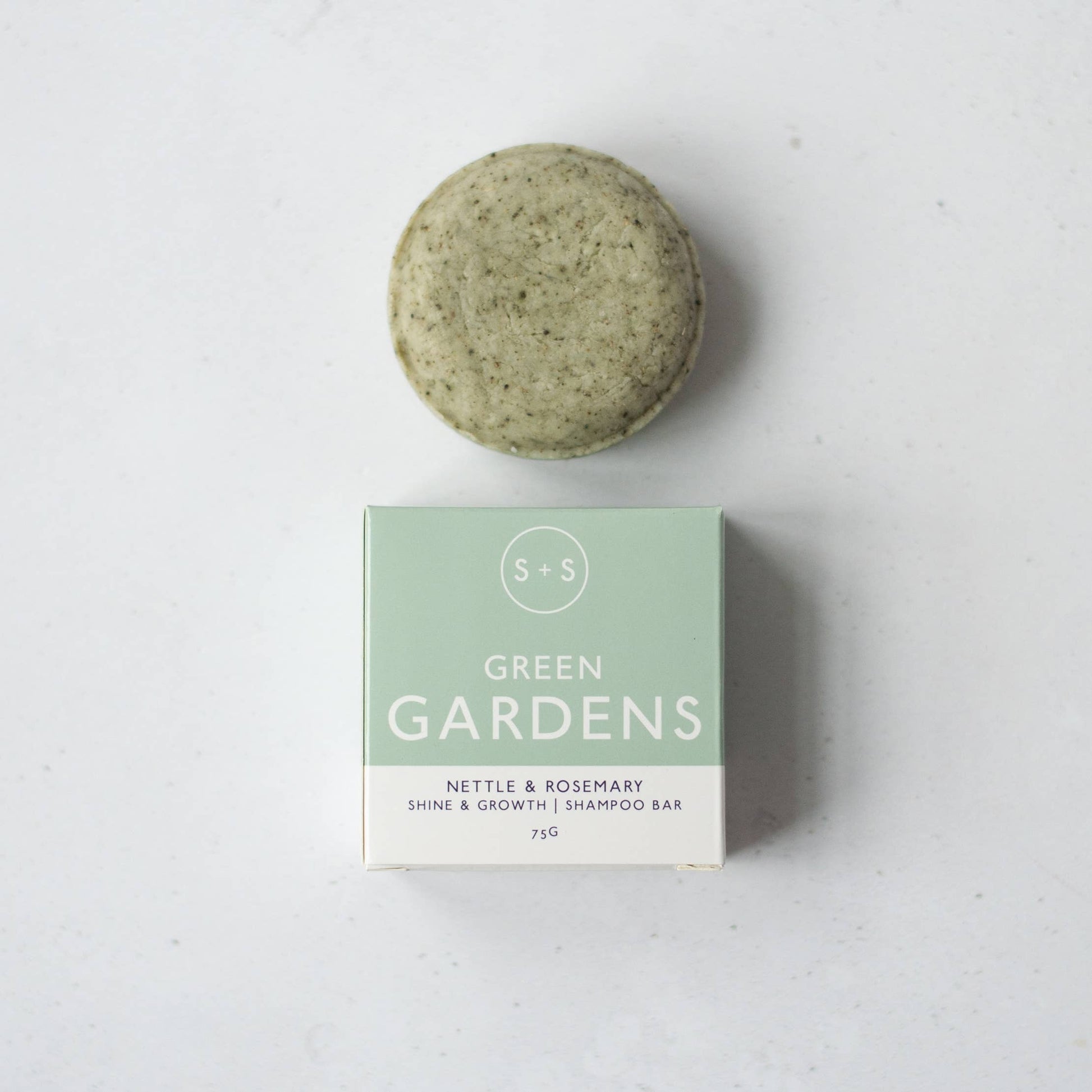 Green Gardens - Nettle & Rosemary Shampoo Bar 75g