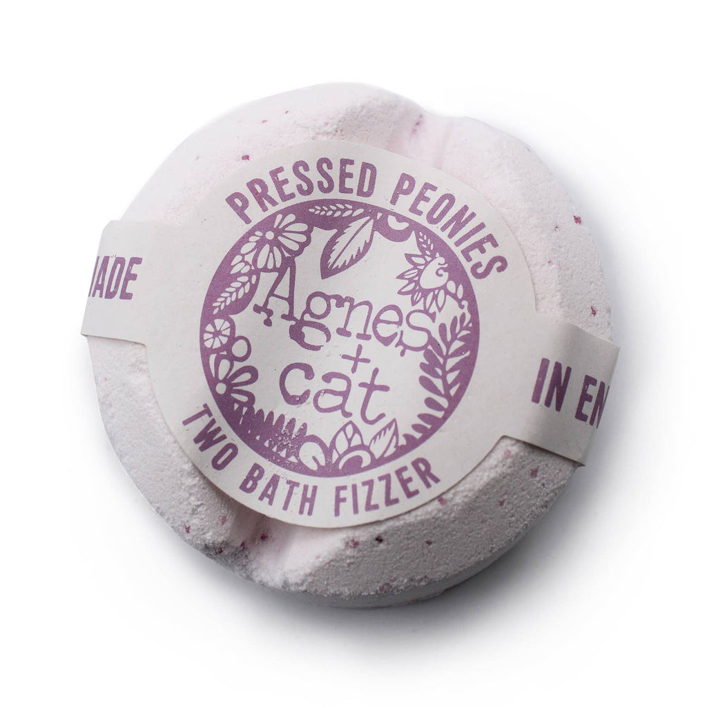 210g Bath Fizzer Fresh - Pressed Peonies