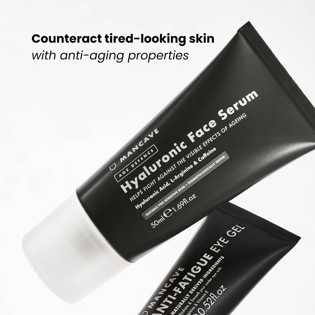 Hyaluronic Face Serum, Mens Skincare, Anti Ageing: 50ml