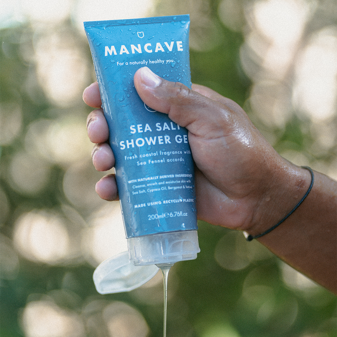 Sea Salt Shower Gel 200ml, Mens Shower Gel, Fathers Day Gift