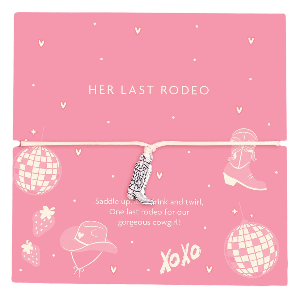 Her Last Rodeo Hen Do Bracelet