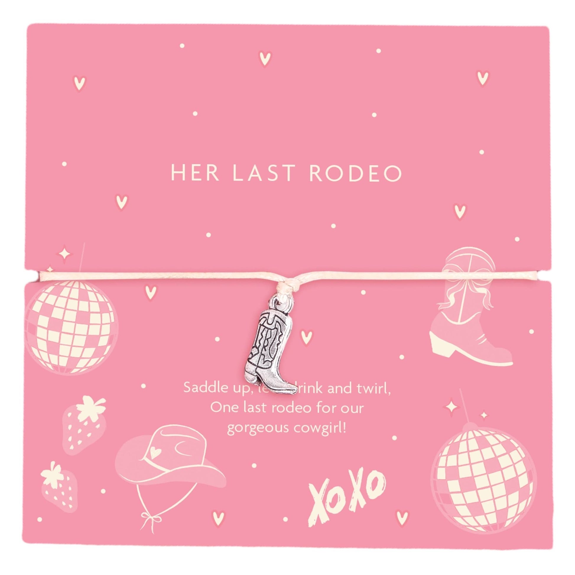 Her Last Rodeo Hen Do Bracelet