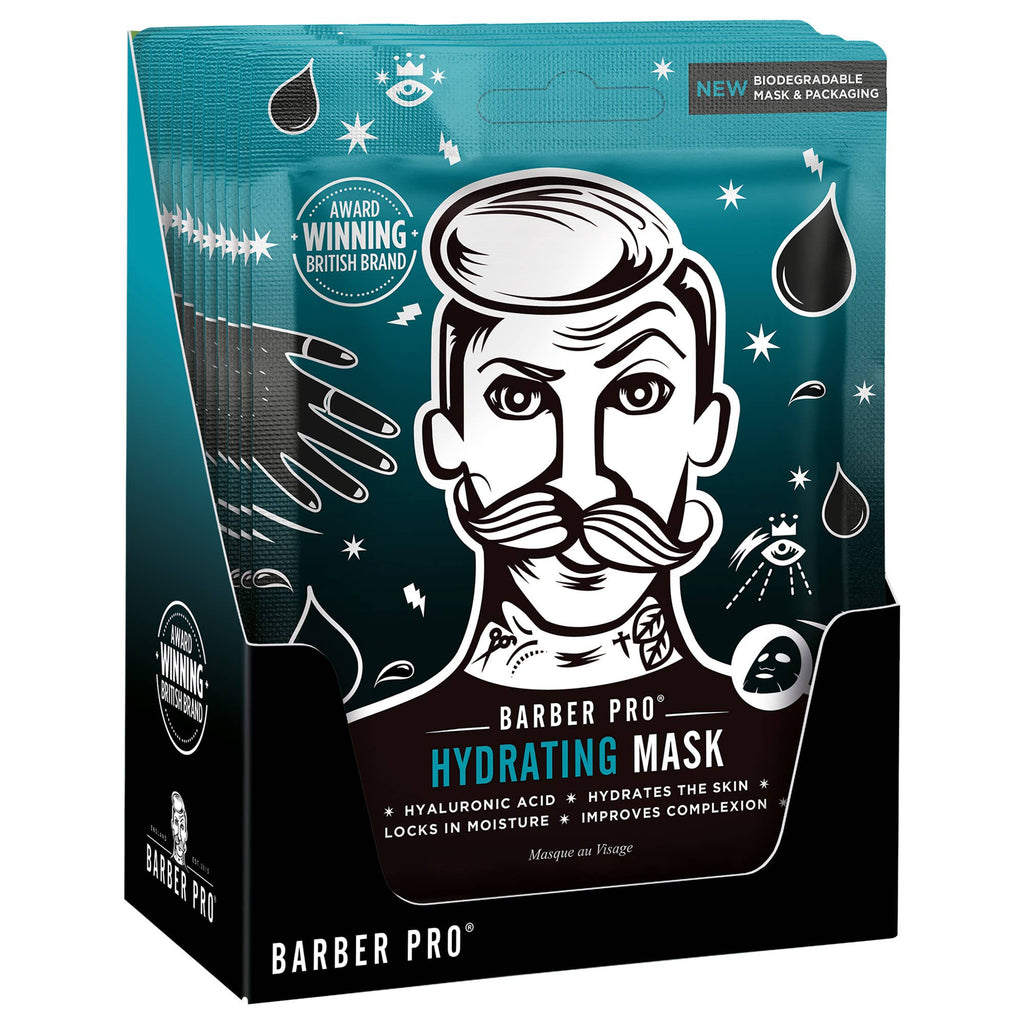 BARBER PRO HYDRATING Face Sheet Mask - 100% Biodegradable