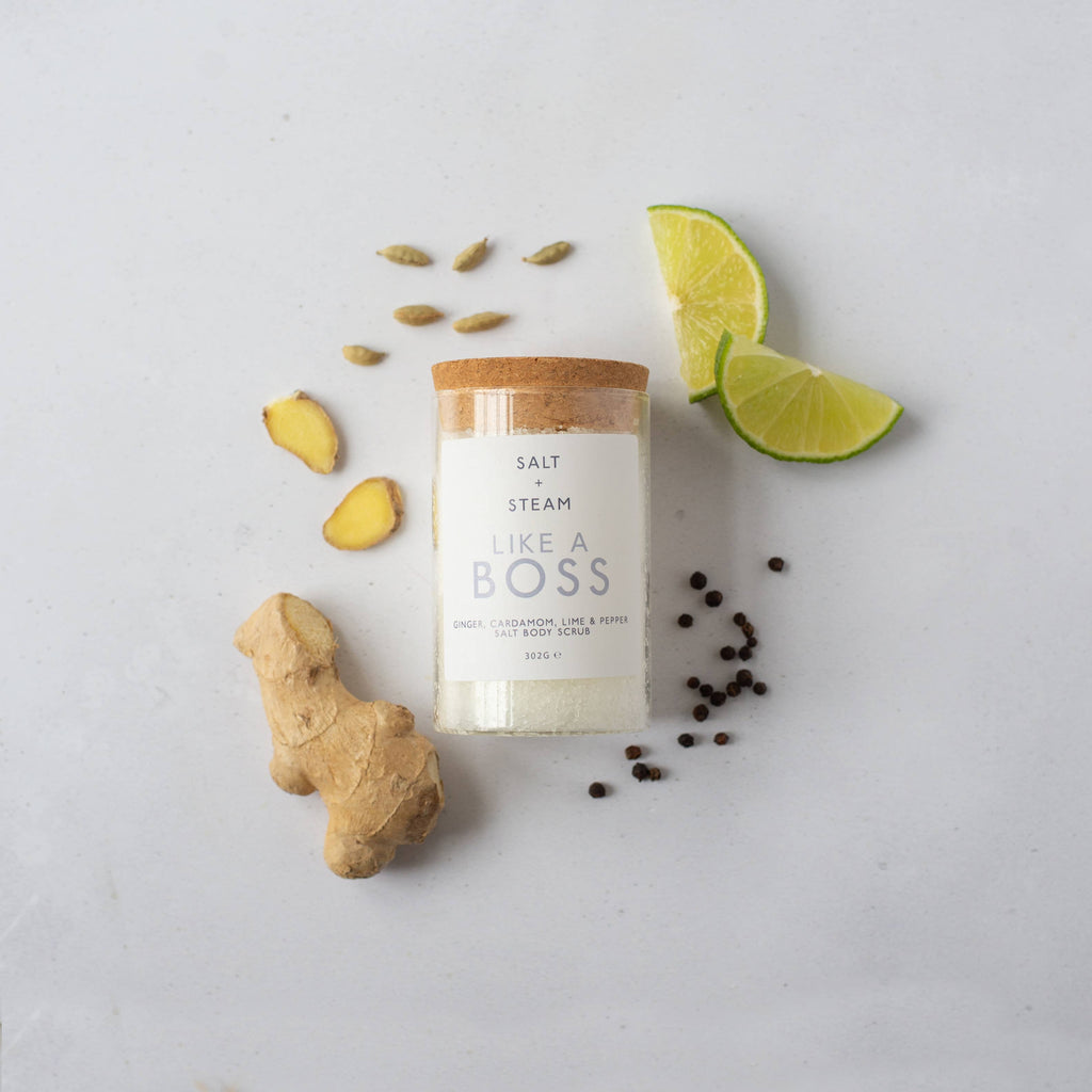 Like A Boss - Ginger, Cardamon & Lime Body Scrub 302g