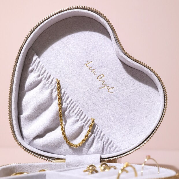 Heart Travel Jewellery Case