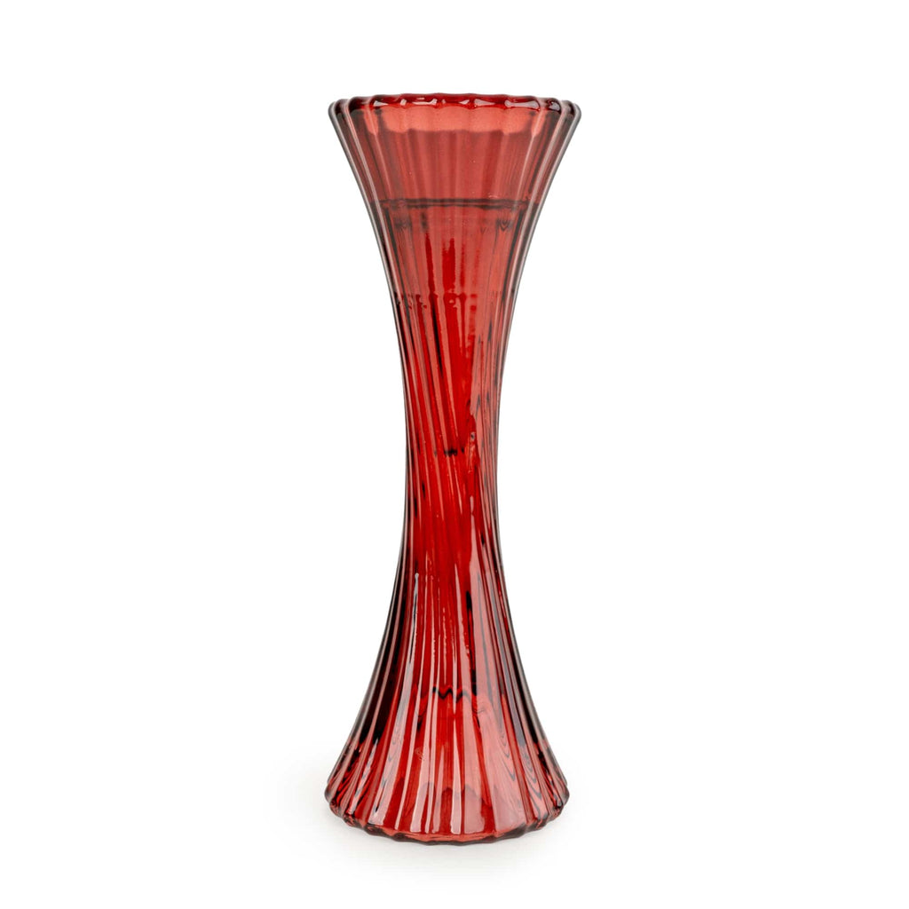 Fluted Glass Candlestick