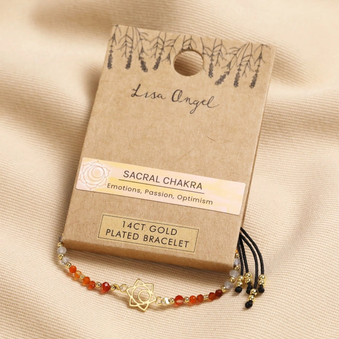 sacral Chakra 14ct Gold Plated Braclet