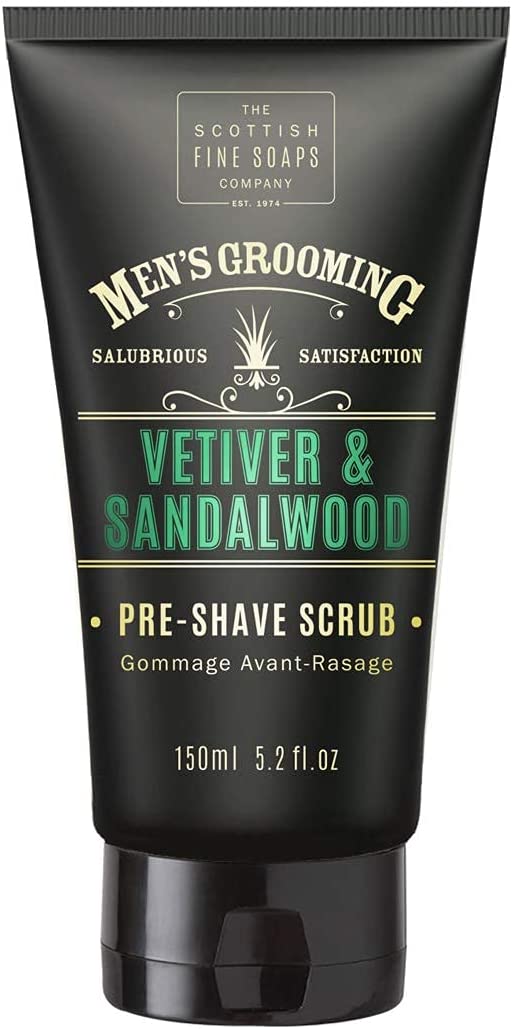 Vetiver & Sandalwood Pre-Shave Scrub