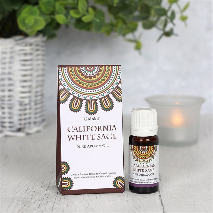 Goloka California White Sage Aromatherapy Oil 10ml