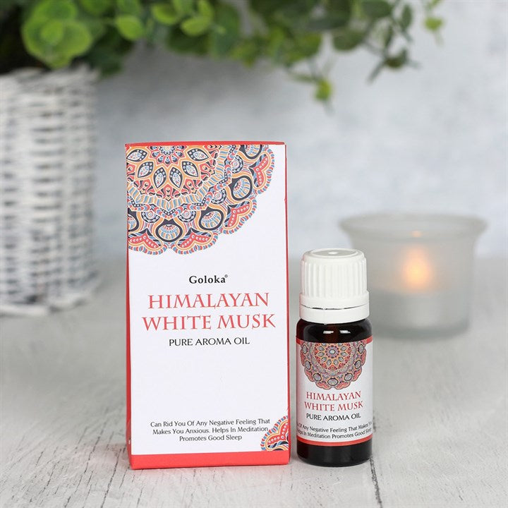 Goloka Himalayan White Musk Aromatherapy Oil 10ml