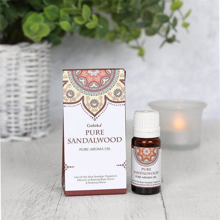 Goloka Pure Sandalwood Aromatherapy Oil 10ml
