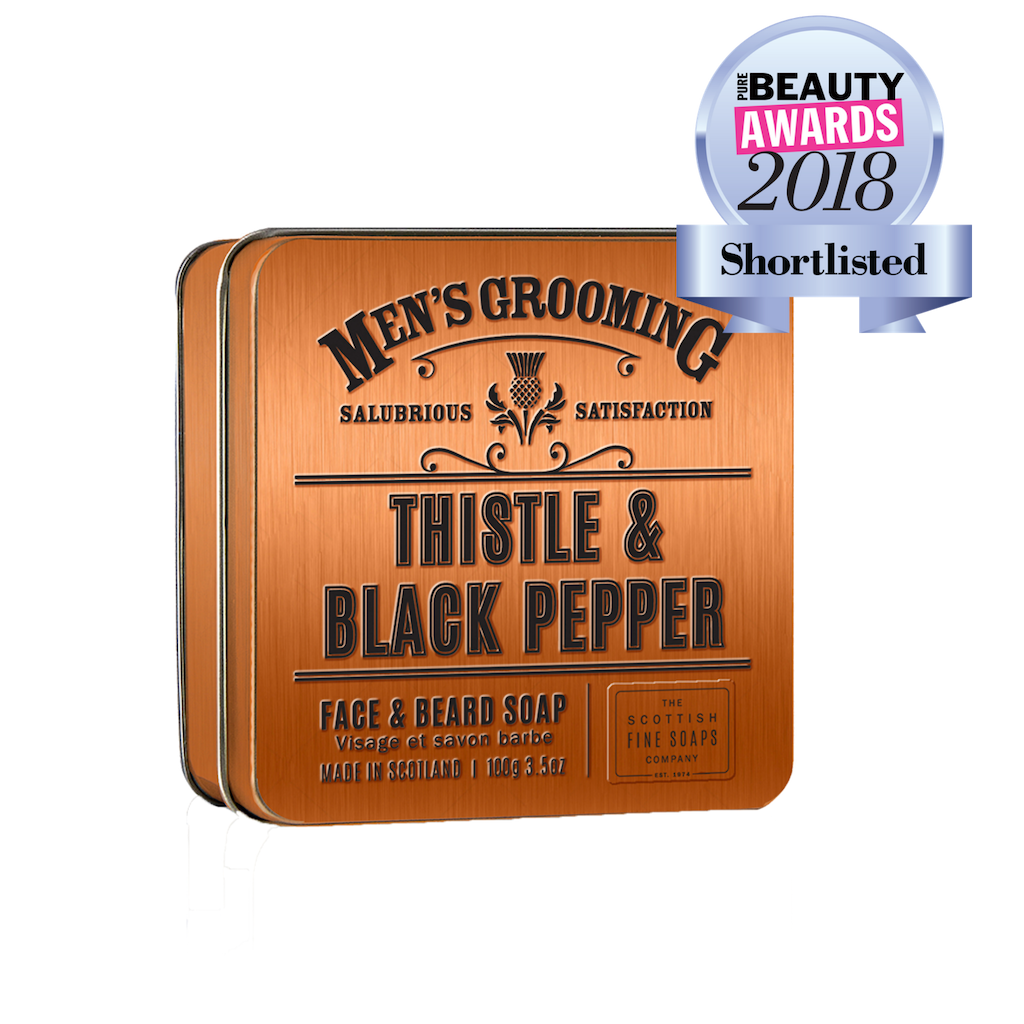 Thistle & Black Pepper Face And Beard Soap (100g)